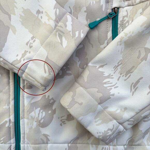 The North Face Apex Bionic Jacket Camo Windproof Shell Fleece Lining Midweight M - Picture 9 of 10